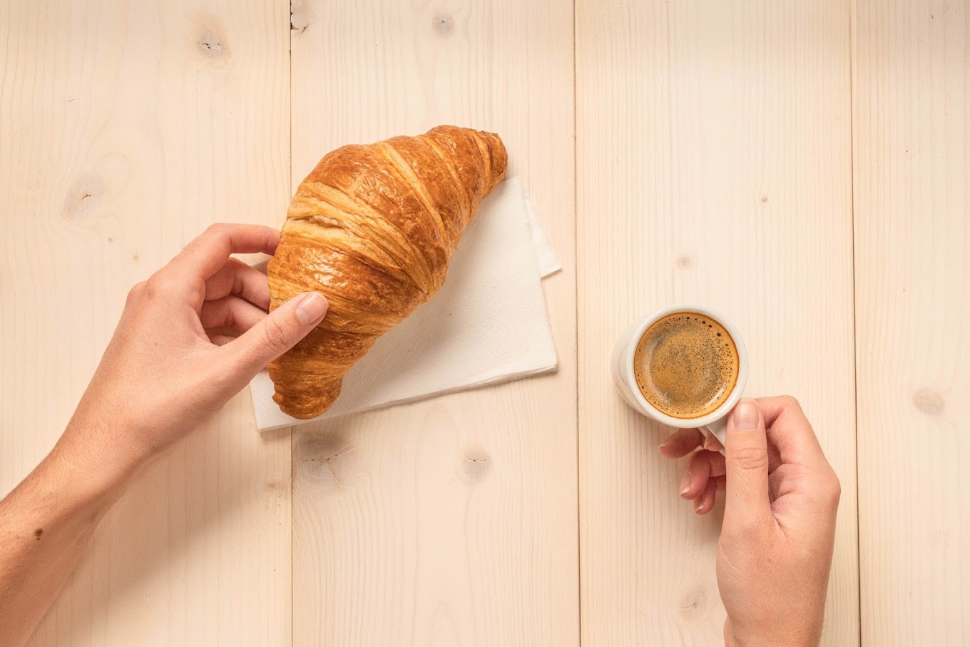 Café et croissant